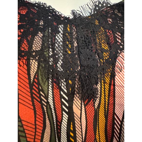 Willow & Root Autumn Stripe Camisole Blouse - Boho Elegance - L - Picture 4 of 9